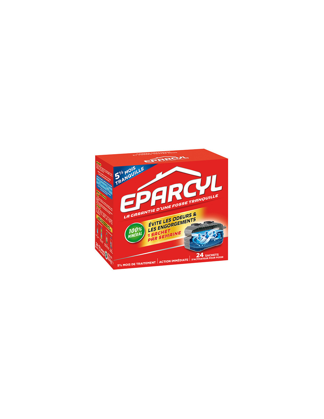 Eparcyl – 54 Sachets (12 mois de traitement) Activateur Biologique