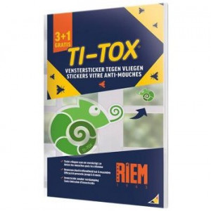 Riem Ti-Tox piège à mouches vitres avec motif 3 + 1 Unités