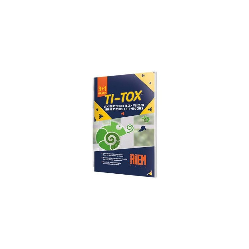 Riem Ti-Tox piège à mouches vitres avec motif 3...