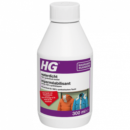 HG imperméabilisant pour textiles 100% synthétiques