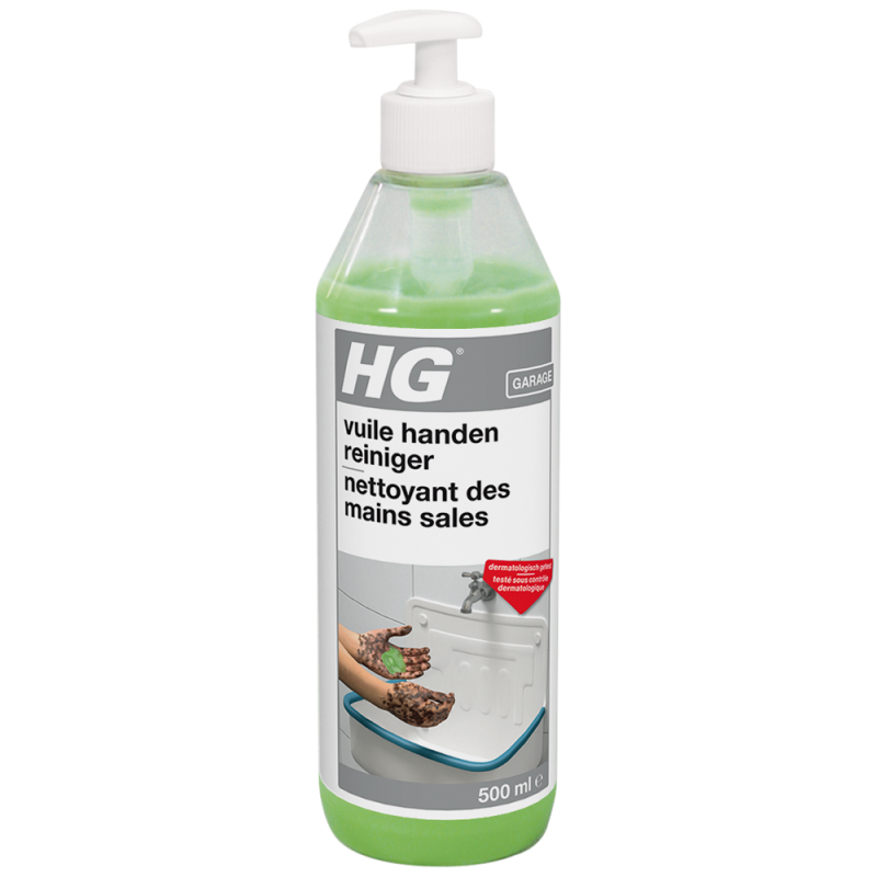 HG nettoyant des mains sales