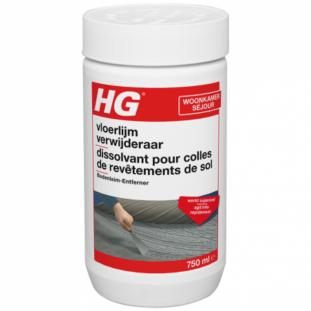 HG - Dissolvant pour Colles  de Revêtements de Sol 750ml