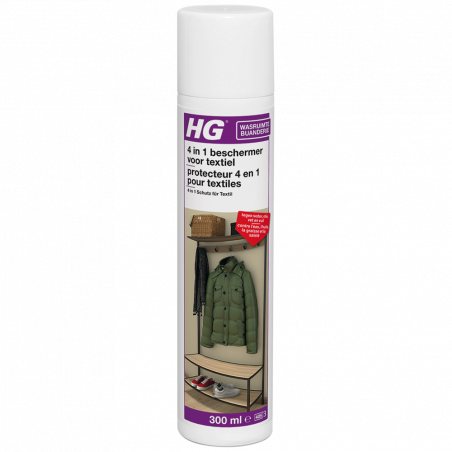 HG - Protecteur 4 en 1 pour textiles 300ml