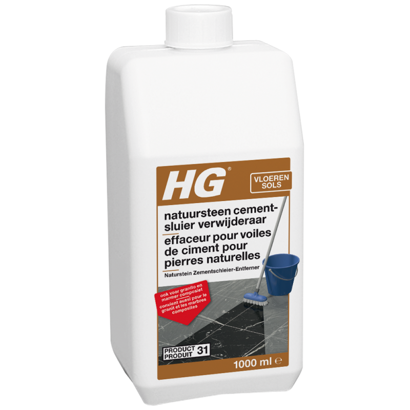 HG - Effaceur voiles de ciment pierres naturelles Produit N°31