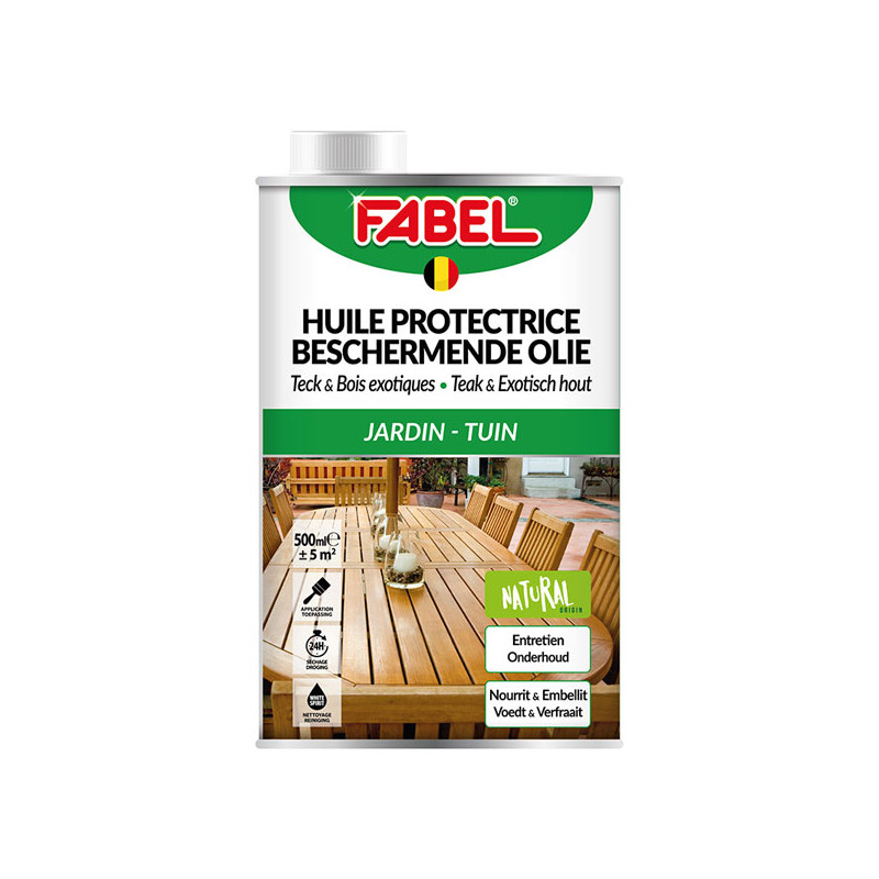 Fabel Huile Protectrice Teck & Bois Exotiques 500ml