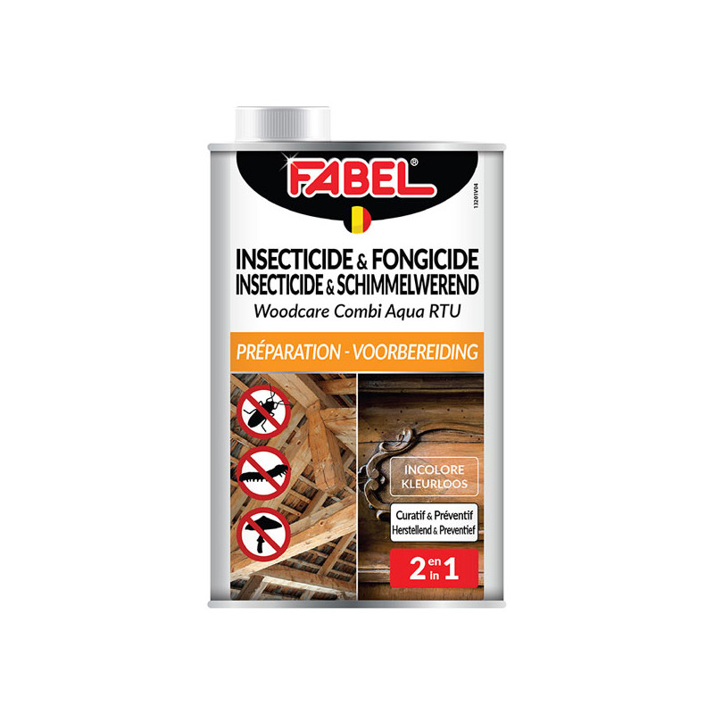 Fabel Insecticide & Fongicide pour Bois Woodcare 500ml