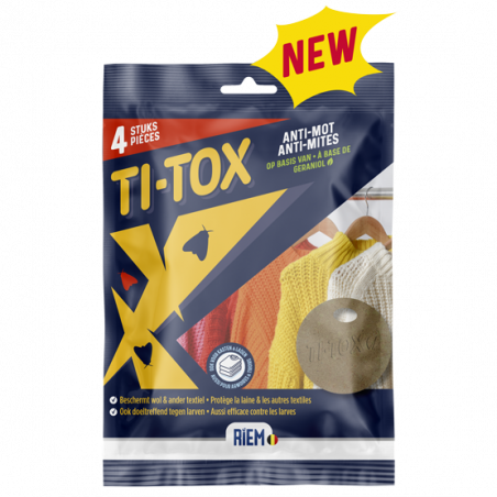 Riem Ti-Tox  Anti-Mites - 4 Pièces