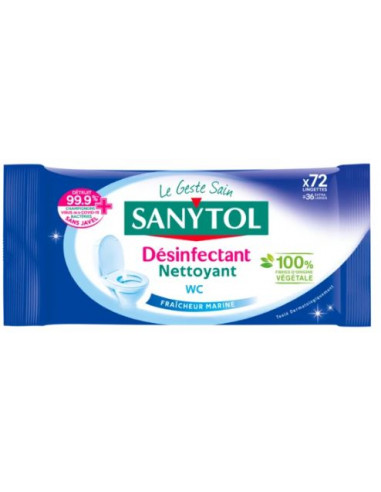 Sanytol Desinfect Lingettes X72