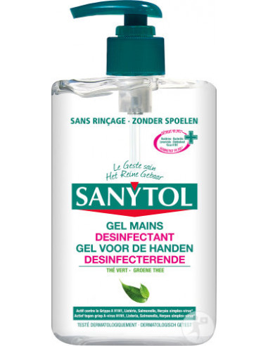 Sanytol Gel Desinfectant Mains  250ml