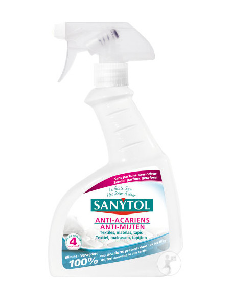 Sanytol - 2 x Désinfectant Anti-Acariens, Punaises de Lit et Puces