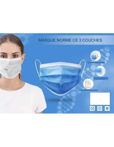copy of Masques jetables Masque facial non tissé pour la bouche