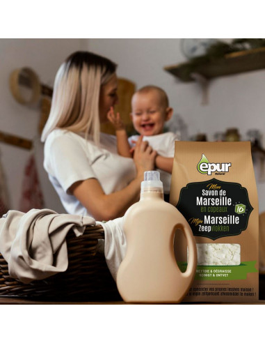 Savon de Marseille en copeaux