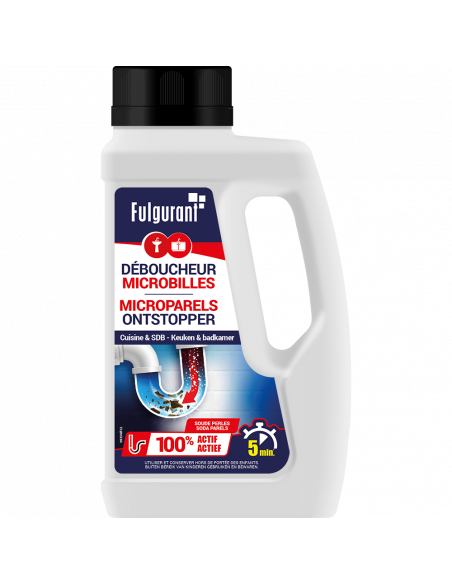 Fulgurant Déboucheur Soude Perles 500 Gr