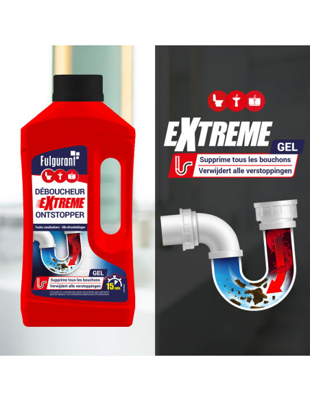 Fulgurant Entretien Canalisation Javel 900Ml