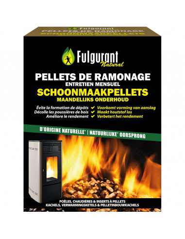 Fulgurant Ramonage 3 Mois Pour Pellets 3X40 Gr