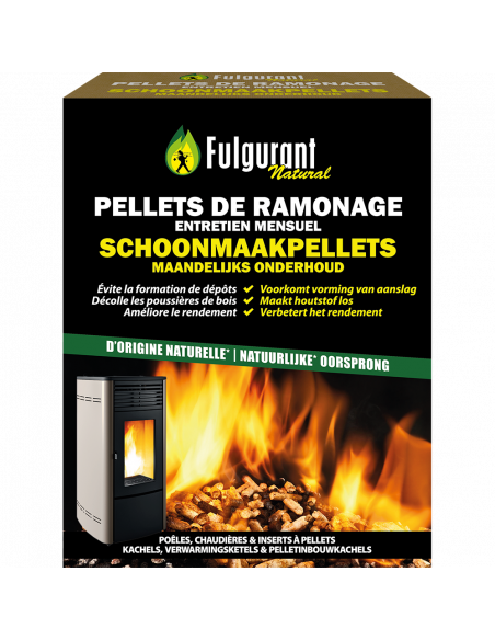 Fulgurant Ramonage 3 Mois Pour Pellets 3X40 Gr