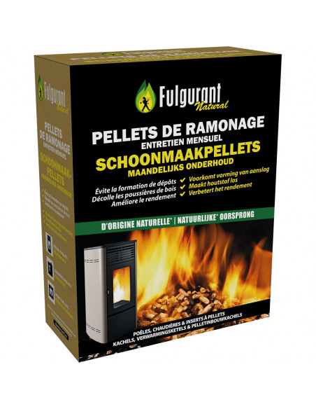 Fulgurant Ramonage 3 Mois Pour Pellets 3X40 Gr