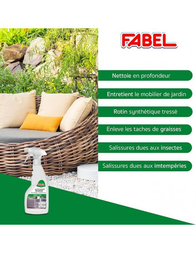 Fabel Nettoyant Rotin Synthétique Vapo 500 Ml
