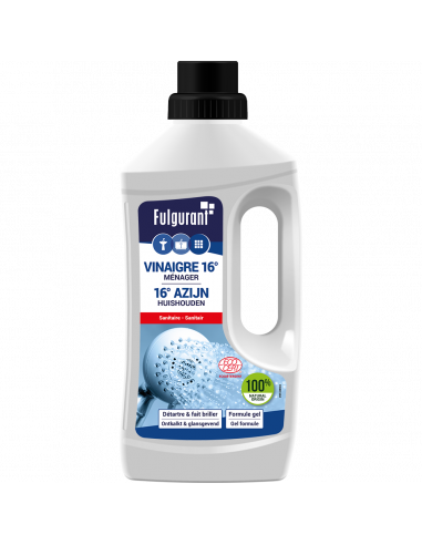 Fulgurant Vinaigre Ménager Gel Ecocert 16°C 750ml
