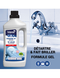 Fulgurant Vinaigre Ménager Gel Ecocert 16°C 750ml 2