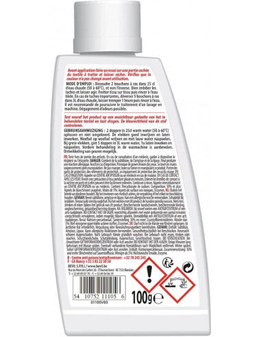 Détach'Tout V. Taches Tenaces & Graisse 100g