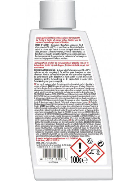 Détach'Tout V. Taches Tenaces & Graisse 100g