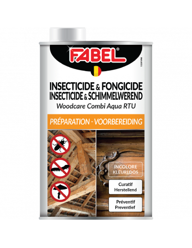 Fabel Insecticide Et Fongicide Pour Bois Woodcare 500 Ml