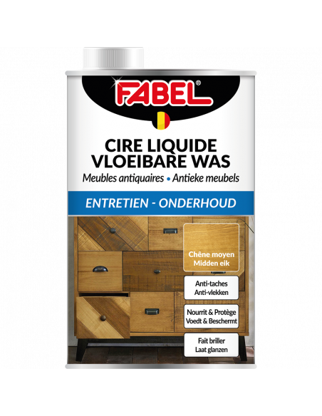 Fabel Cire Liquide Chêne Moyen 500ml