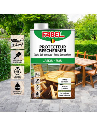 Fabel Protecteur Teck Et Bois Exotiques 1 L