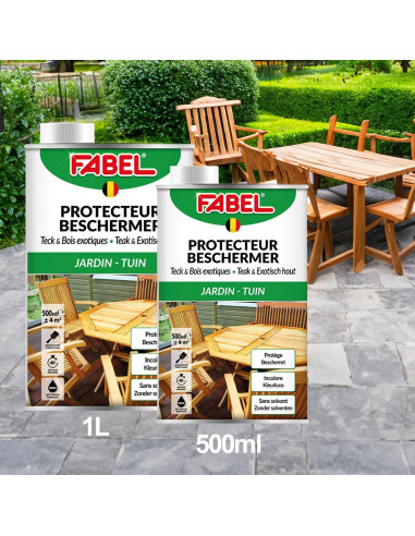 Fabel Protecteur Teck Et Bois Exotiques 1l