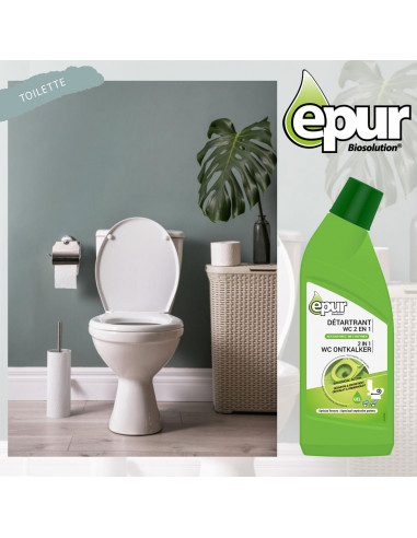 Epur Détartrant WC 2 en 1 750ml