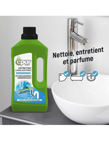 Epur Entretien Canalisations Salles De Bains 1L