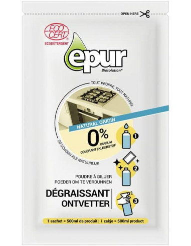 Epur Dégraissant – Poudre à diluer 10g