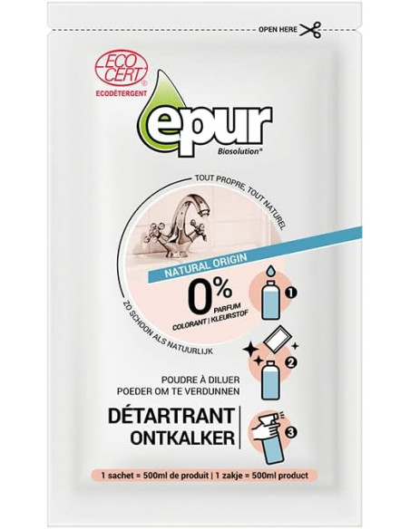 Epur Poudre à diluer détartrant Ecocert 20 g