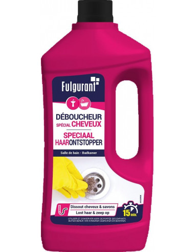 Fulgurant Déboucheur Spécial Cheveux 800 Ml