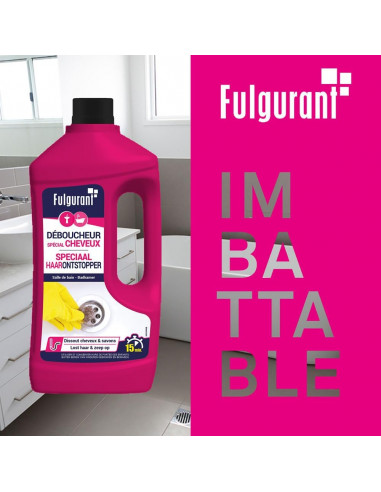 Fulgurant Déboucheur Spécial Cheveux 800 Ml