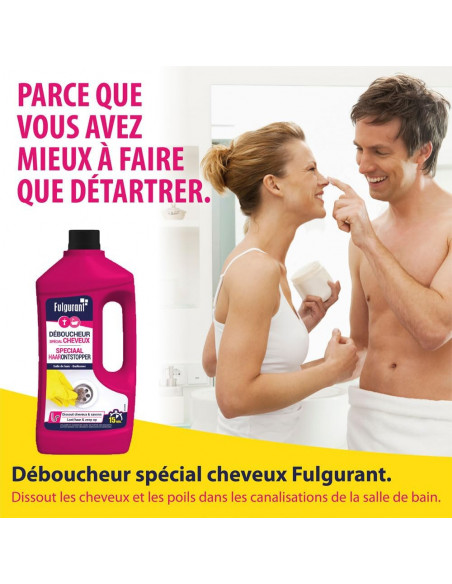 Fulgurant Déboucheur Spécial Cheveux 800 Ml