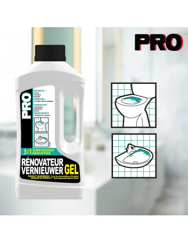 Fulgurant Rénovateur gel 3 en 1 1l