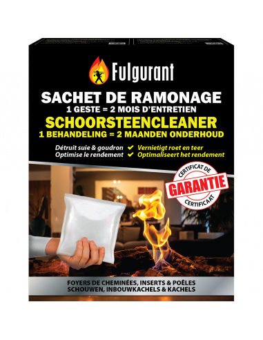 copy of Fulgurant Ramonage 3 Mois Pour Pellets 3X40 Gr