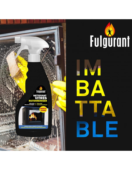 Fulgurant Nettoyant Vitres Insert Gel vapo 450ml