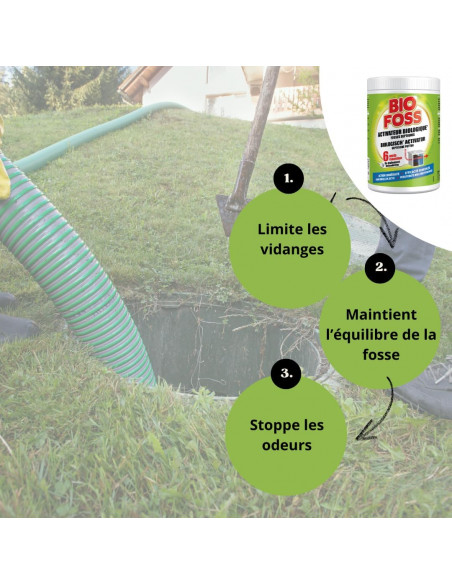 Bio Foss Activateur Biologique Fosses Septiques 750 g