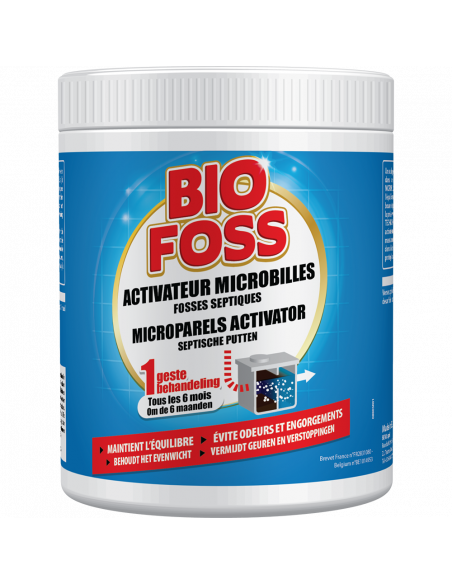 Bio Foss Activateur microbilles Fosses Septiques 6 mois