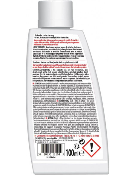 Détach'Tout II. Sang, Lait & Blanc d'Œuf 100ml