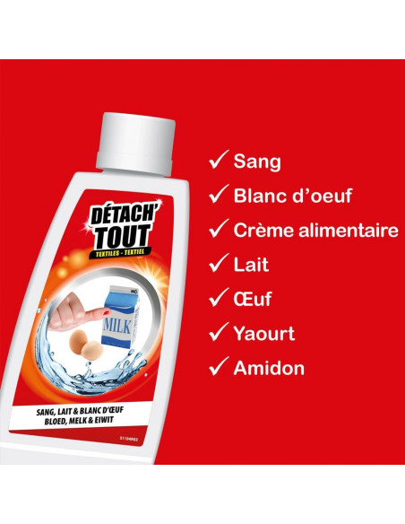 Détach'Tout II. Sang, Lait & Blanc d'Œuf 100ml