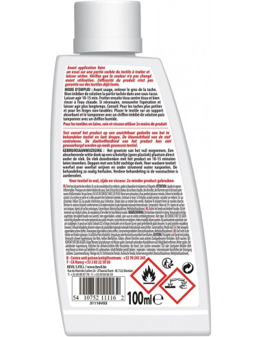 Détach'Tout III. Maquillage Terre & Herbe 100ml