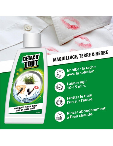 Détach'Tout III. Maquillage Terre & Herbe 100ml