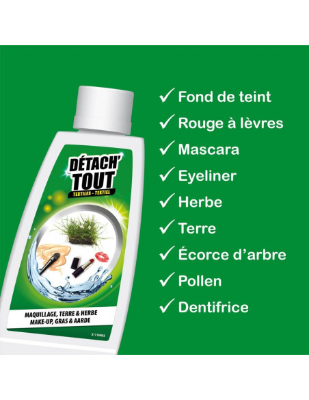 Détach'Tout III. Maquillage Terre & Herbe 100ml