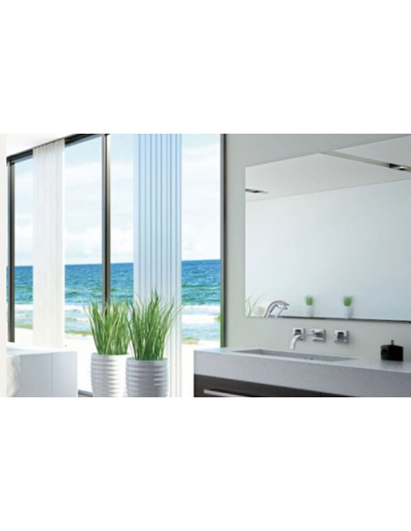 Miroir de salle de bain chauffant intelligent avec éclairage
