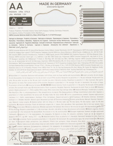 Batterie Varta Super Life AA 4x
