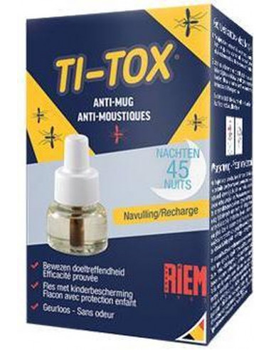 Riem Ti-Tox Moustiques - Recharge Liquide